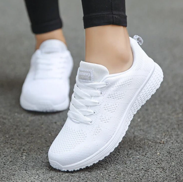 Ademend Wandelen Mesh Platte Sneakers