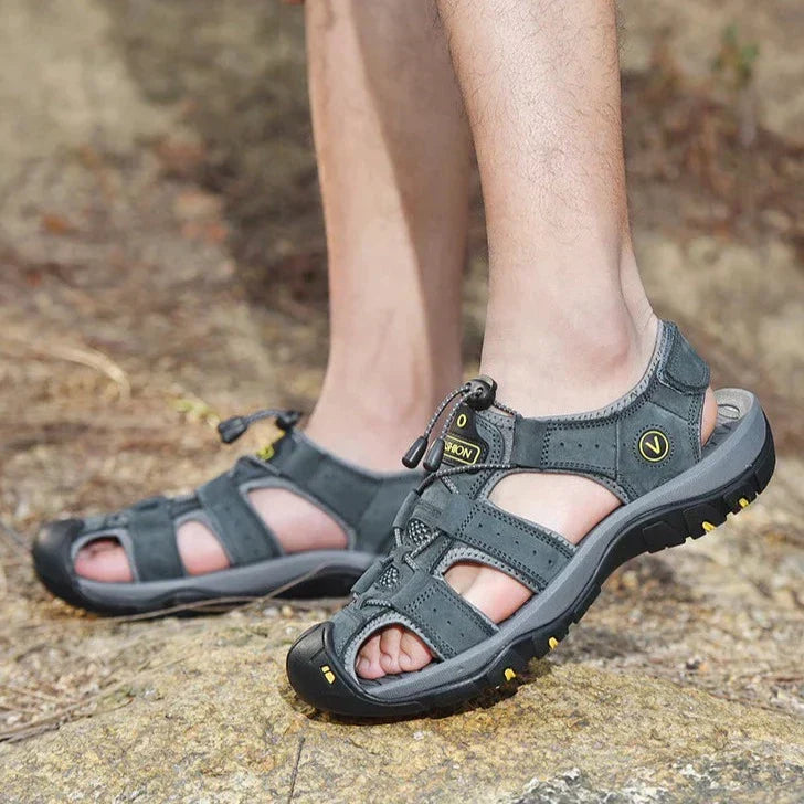 Echt Leer Heren Casual Sandalen Wandelen