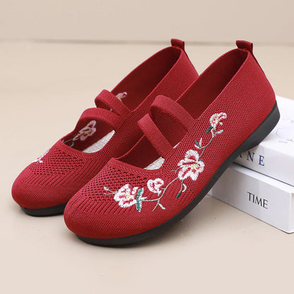 Casual gebreide mary jane schoenen voor dames