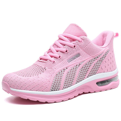 Ademende Orthopedische Dames Casual Roze Sneakers