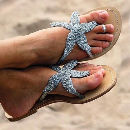 Starfish Beach Flat Sandals Oshnow