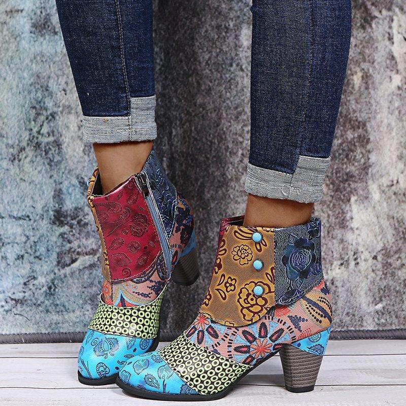 Bohemian Women's Martin Boots National Style - Trendha