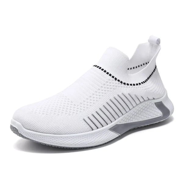 Ademende Man Sneakers Slip On Loafer Schoen