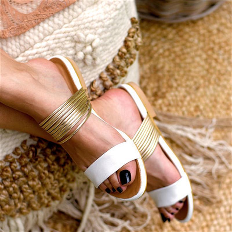 Band Slider Slippers Zomer Strand Slipper